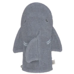 Gant De Toilette Et De Jeu En éponge Requin LASSIG