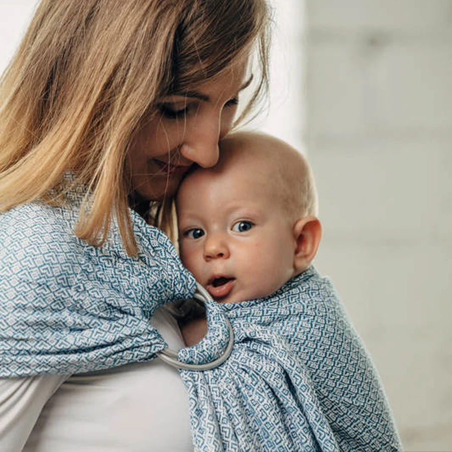 Porte-Bébé Sling HEART SKY 1.8m LENNYLAMB 4 Porte-Bébé Sling HEART SKY 1.8m LENNYLAMB – Image 2