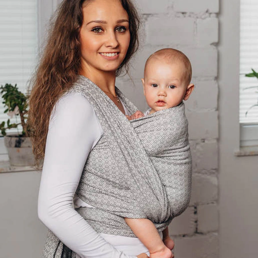 Echarpe De Portage HEART GREY 4.6m LENNYLAMB 3 Echarpe De Portage HEART GREY 4.6m LENNYLAMB