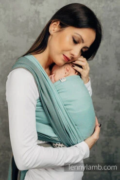 Echarpe De Portage LITTLE HERRINGBONE MINT 4.2m LENNYLAMB -Bébés Produits Magasin LENNYLAMB5907557767781S2