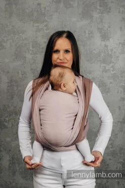 Echarpe De Portage LITTLE HERRINGBONE PINK 4.6m LENNYLAMB -Bébés Produits Magasin LENNYLAMB5907557767842S3
