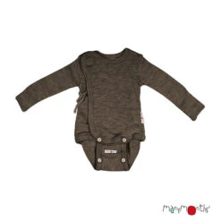 Body Kimono évolutif Manches Longues En Pure Laine Mérinos Hippopotamus MANYMONTHS