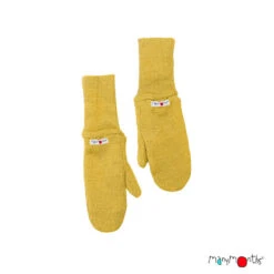 Moufles évolutives En Laine Mérinos Axolotl Yellow MANYMONTHS