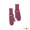Moufles évolutives En Laine Mérinos Dark Cerise MANYMONTHS