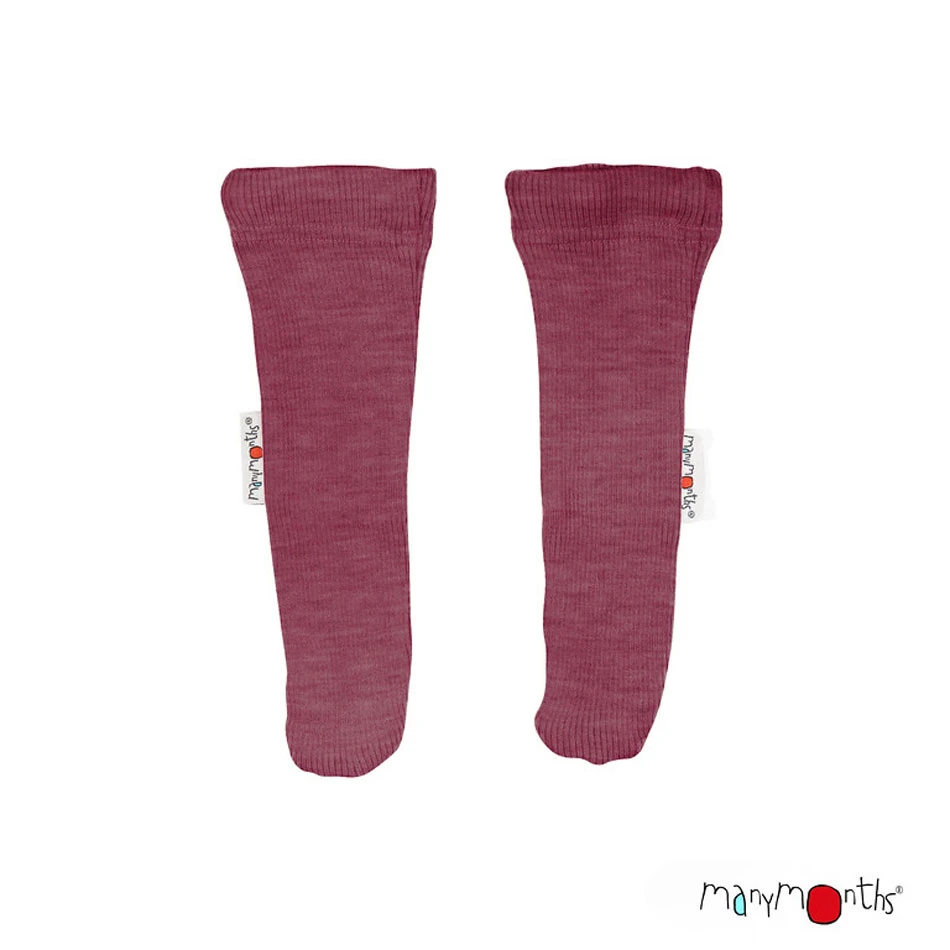 Chaussons De Portage évolutifs En Laine Mérinos Dark Cerise MANYMONTHS 5 Chaussons De Portage évolutifs En Laine Mérinos Dark Cerise MANYMONTHS – Image 3