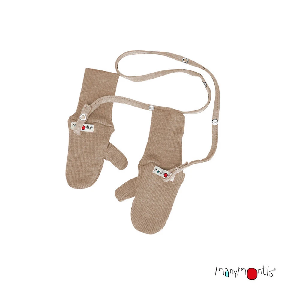 Moufles évolutives En Laine Mérinos Nutty Granola MANYMONTHS 4 Moufles évolutives En Laine Mérinos Nutty Granola MANYMONTHS – Image 2