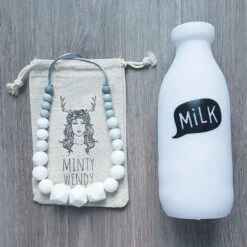 Collier D'allaitement Et De Portage En Silicone Milk MINTYWENDY -Bébés Produits Magasin MW 3701274700388 S5
