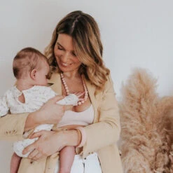 Collier D'allaitement Et De Portage En Silicone Constance - Perles Rondes MINTYWENDY -Bébés Produits Magasin MW 3701274700623 S1