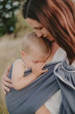 Porte-bébé NEO SLING Anthracite NEOBULLE -Bébés Produits Magasin NEO SLUB ANT TUS2