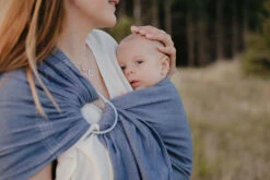 Porte-bébé NEO SLING Bleu Cobalt NEOBULLE -Bébés Produits Magasin NEO SLUB BCO TUS1