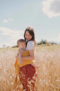 Porte-bébé NEO SLING Tournesol NEOBULLE -Bébés Produits Magasin NEO SLUB TOU TUS1