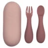 Set De Couverts En Silicone Rose TUMTUM