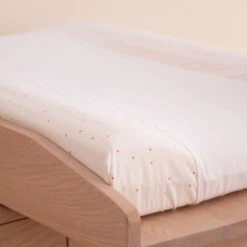 Drap Housse Matelas à Langer Calma - Honey Sweet Dots NOBODINOZ -Bébés Produits Magasin NOBODINOZ2000000109565S2