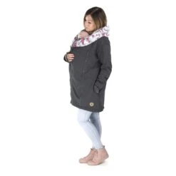 Manteau De Grossesse Et De Portage Kaya - Graphite FUN2BEMUM -Bébés Produits Magasin NOWY PLASZCZ grafit 1 1x1 1