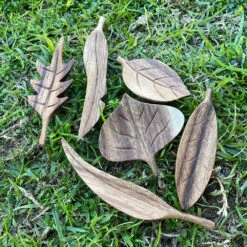 Feuilles En Bois - Set De 6 PAPOOSE TOYS -Bébés Produits Magasin PAPOOSEWP457S1