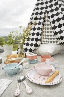 Bol Ventousé En Silicone Rose LASSIG -Bébés Produits Magasin SILICONE5