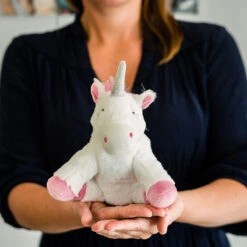 Bouillotte Peluche Licorne Blanche COSY PLUSH JUNIOR SOFRAMAR -Bébés Produits Magasin SOFRAMAR AR0155 S2