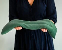 Bouillotte Bandeau Velours Warmies Vert SOFRAMAR 7 Bouillotte Bandeau Velours Warmies Vert SOFRAMAR -Bébés Produits Magasin SOFRAMAR vertS1