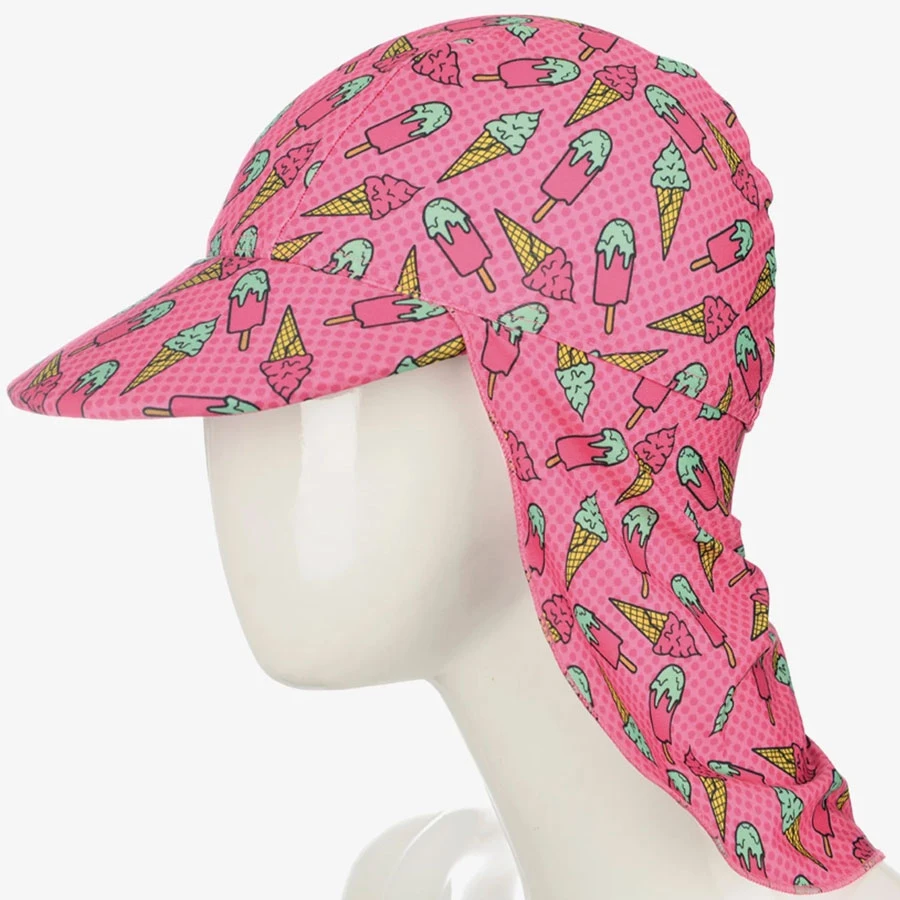 Casquette Anti UV Protège Nuque Taille Unique Ice Cream SLIPSTOP 3 Casquette Anti UV Protège Nuque Taille Unique Ice Cream SLIPSTOP