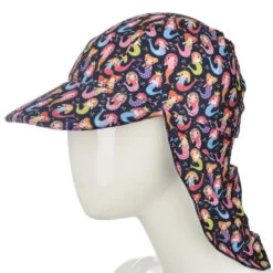 Casquette Anti UV Protège Nuque Taille Unique Mermaid SLIPSTOP