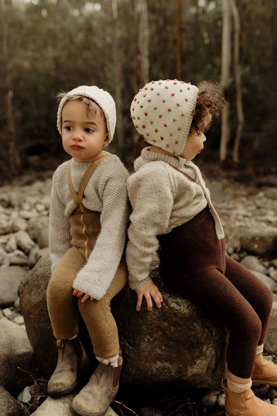 Collant Sans Pied à Bretelles Teddy - Chocolate SILLY SILAS 5 Collant Sans Pied à Bretelles Teddy - Chocolate SILLY SILAS – Image 3