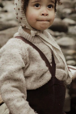 Collant Sans Pied à Bretelles Teddy - Chocolate SILLY SILAS 17 Collant Sans Pied à Bretelles Teddy - Chocolate SILLY SILAS -Bébés Produits Magasin SSTFCHOCBRCOTTONBLENDS6