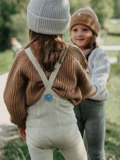 Collant Sans Pied à Bretelles En Laine Mérinos - Cream SILLY SILAS -Bébés Produits Magasin SSWFGGREYWOOLBLENDS4