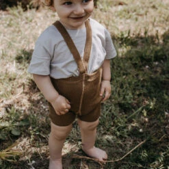 Collant Short à Bretelles - Acorn Brown SILLY SILAS 9 Collant Short à Bretelles - Acorn Brown SILLY SILAS -Bébés Produits Magasin Shorty SHACOBRCOTTONS1