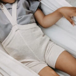 Collant Short à Bretelles - Cream SILLY SILAS -Bébés Produits Magasin Shorty SHCREAMCOTTONS3