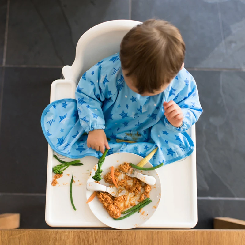 Bavoir Manches Longues Nomade Taille Unique Etoiles Bleues TIDY TOT 4 Bavoir Manches Longues Nomade Taille Unique Etoiles Bleues TIDY TOT – Image 2