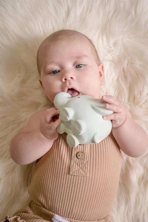 Set De 3 Animaux En Caoutchouc Naturel Marshmallow - Safari TIKIRI 4 Set De 3 Animaux En Caoutchouc Naturel Marshmallow - Safari TIKIRI – Image 2