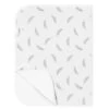 Tapis Nomade Imperméable Grey Feathers KUSHIES -Bébés Produits Magasin V1 P210 667
