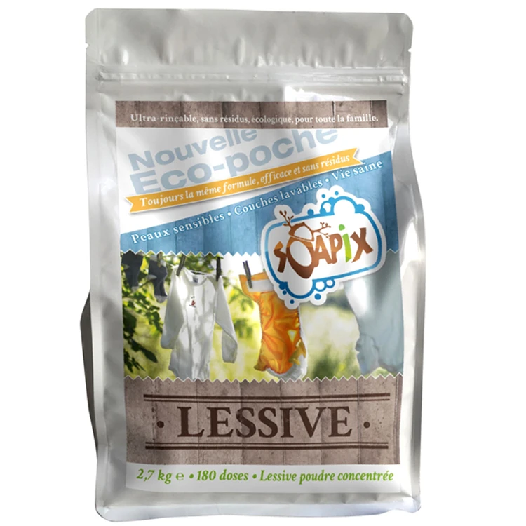 Lessive En Poudre Ecopoche 180 Doses SOAPIX 3 Lessive En Poudre Ecopoche 180 Doses SOAPIX