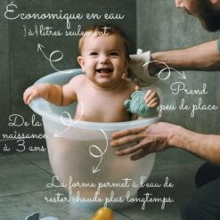 Baignoire Shantala Bleu POPOLINI -Bébés Produits Magasin V1 image texte shantala 280323 1