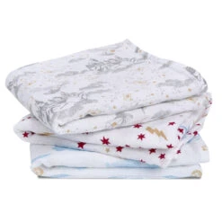 Aden + Anais Lot De 3 Petits Langes En Mousseline De Coton Harry Potter ADEN+ANAIS
