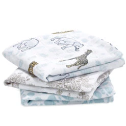 Aden + Anais Lot De 3 Petits Langes En Mousseline De Coton Jungle ADEN+ANAIS