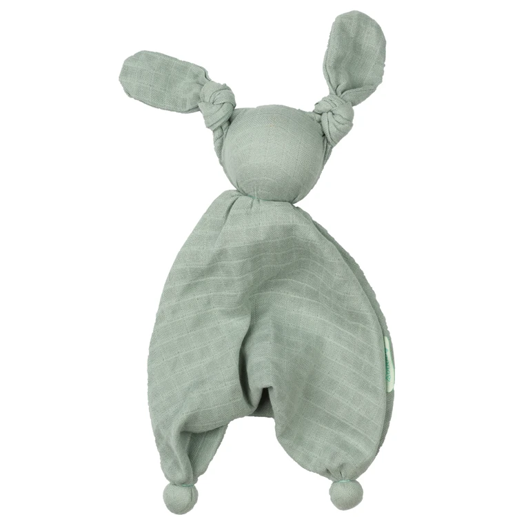 Doudou Floppy En Mousseline Green HOPPA 3 Doudou Floppy En Mousseline Green HOPPA