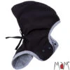 Cagoule Ajustable ELEPHANT SoftShell Black / Rock Grey MAM DESIGN -Bébés Produits Magasin V1PIXIEBLACKGREY
