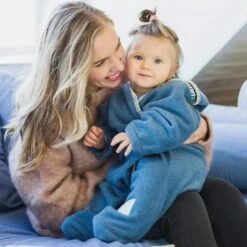 Couverture Etoile Starnug Denim TUPPENCE AND CRUMBLE -Bébés Produits Magasin V3 Couverture tuppence and crumble starnug denim