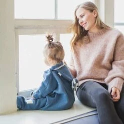 Couverture Etoile Starnug Denim TUPPENCE AND CRUMBLE -Bébés Produits Magasin V4 Couverture tuppence and crumble starnug denim