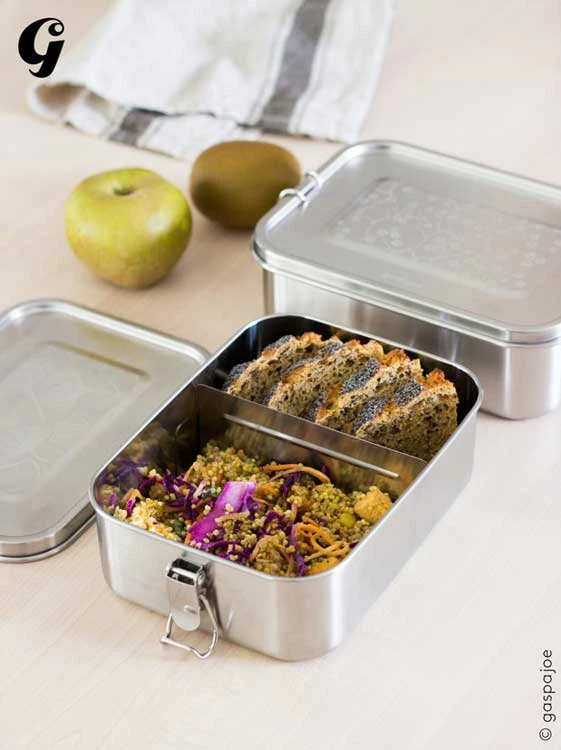 Lunch Box Inox Yummy 800 Ml Cerisier GASPAJOE 7 Lunch Box Inox Yummy 800 Ml Cerisier GASPAJOE – Image 5