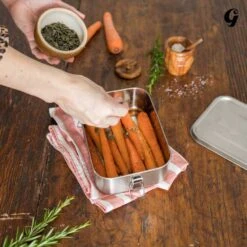 Lunch Box Inox Yummy 800 Ml Cerisier GASPAJOE 11 Lunch Box Inox Yummy 800 Ml Cerisier GASPAJOE -Bébés Produits Magasin Yummy1200 3