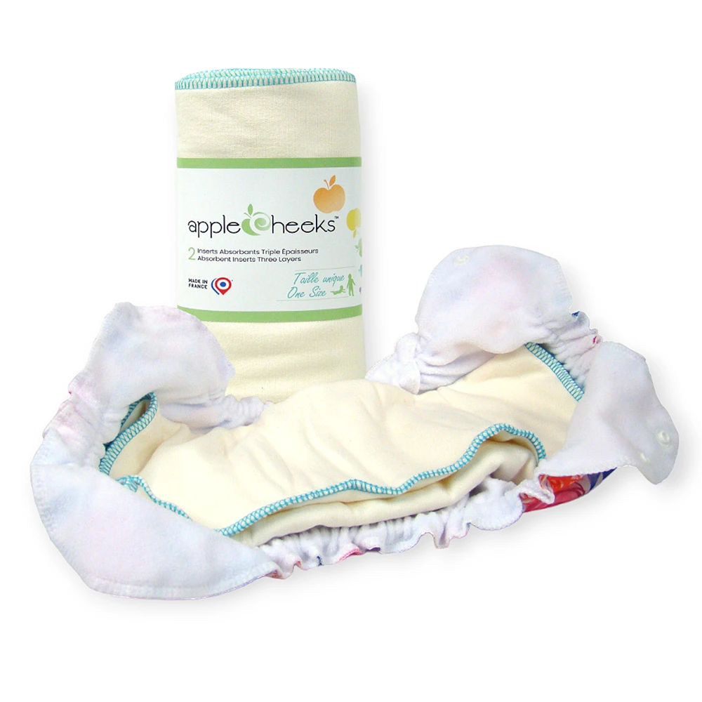 Lot De 2 Inserts - Triple épaisseurs APPLECHEEKS 5 Lot De 2 Inserts - Triple épaisseurs APPLECHEEKS – Image 3