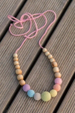 Collier D'allaitement Et De Portage Neutral Rainbow Genévrier - RN012 KANGAROO CARE -Bébés Produits Magasin collierSimplearc en cielgenevrierkangaroo 4