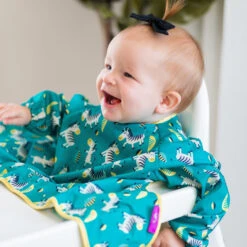 Bavoir Manches Longues Nomade Taille Unique Zèbre TIDY TOT -Bébés Produits Magasin dcy4ug8x