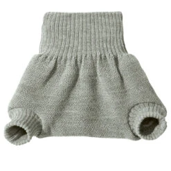 Culotte De Protection Grise En Laine Mérinos 6-12 Mois DISANA