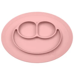 Assiette Antidérapante MINI Mat ROSE POUDRE EZPZ