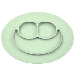 Assiette Antidérapante MINI Mat VERT AMANDE EZPZ