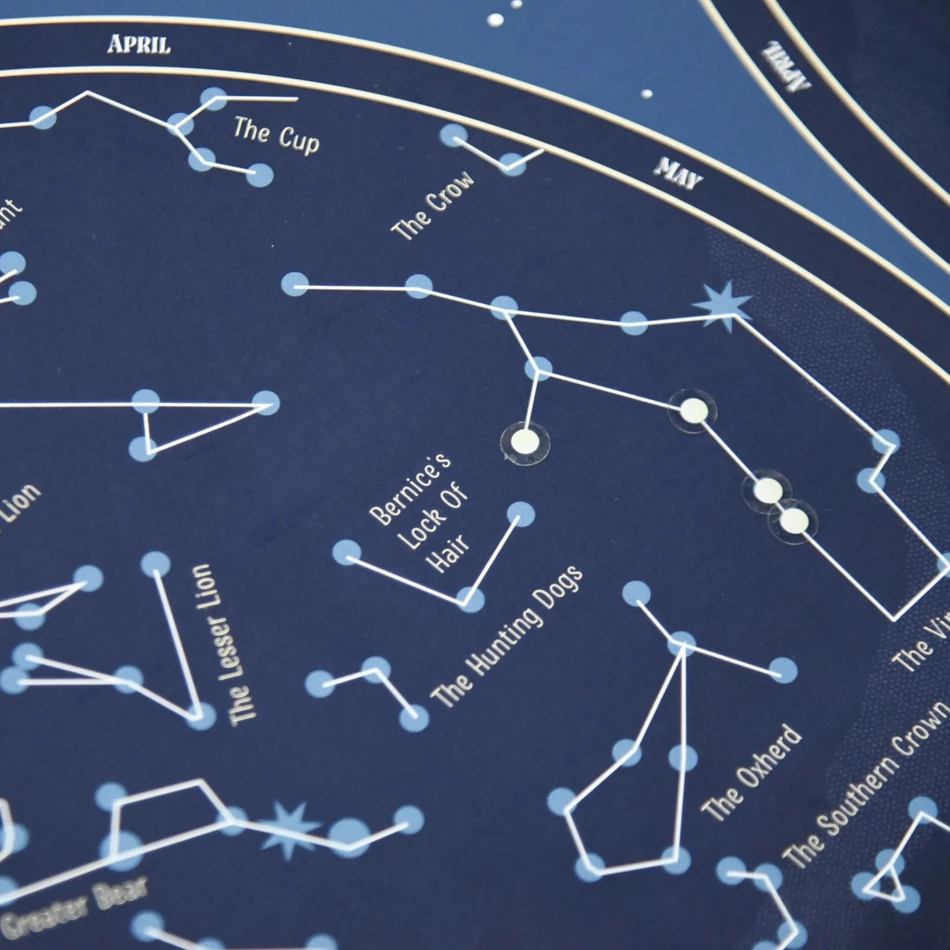 Poster Géant 640 Stickers Phosphorescents Le Ciel POPPIK 4 Poster Géant 640 Stickers Phosphorescents Le Ciel POPPIK – Image 2