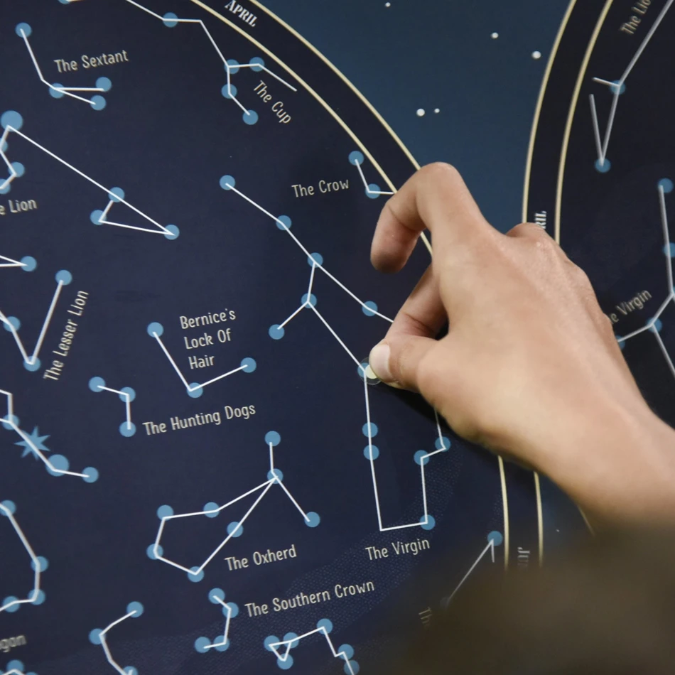 Poster Géant 640 Stickers Phosphorescents Le Ciel POPPIK 5 Poster Géant 640 Stickers Phosphorescents Le Ciel POPPIK – Image 3